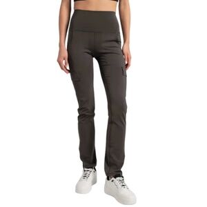 LOLE Step Up Cargo Leggings, Dark Olive, Size M, NWOT